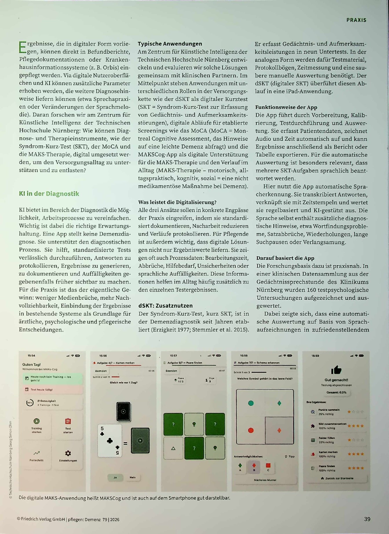 Vorschauseite 2: Digitalisierung standardisierter Diagnoseinstrumente