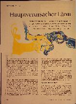 Vorschauseite 1: Hauptverursacher: Lärm