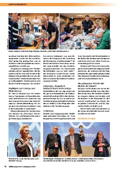 Vorschauseite 2: wundkosmos®-Kongress in Berlin – „Erstflug“ mit Punktlandung!