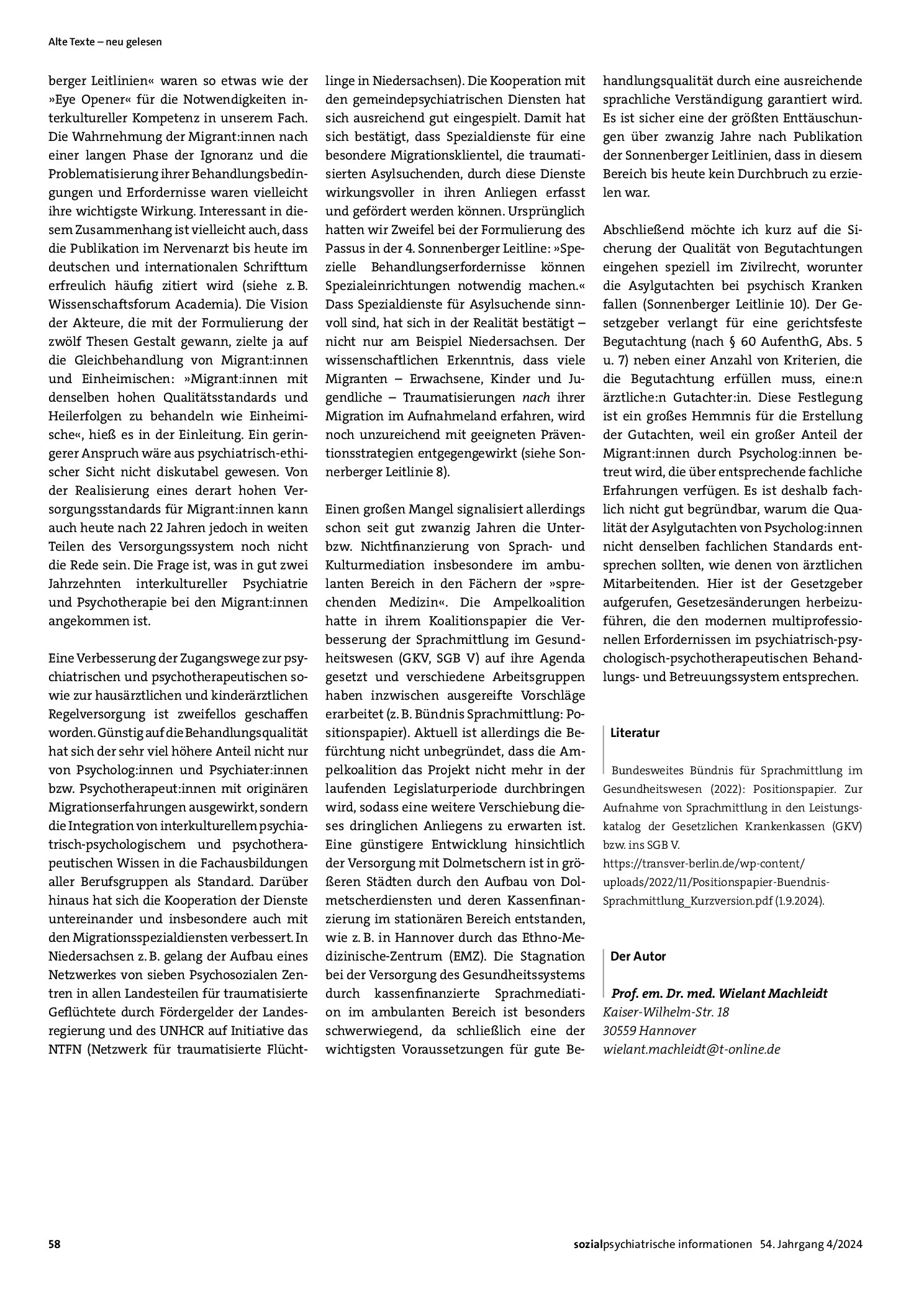 Vorschauseite 2: Alte Texte – neu gelesen