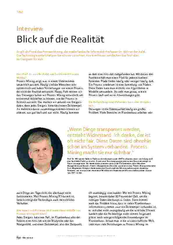 Vorschauseite 1: Blick auf die Realität