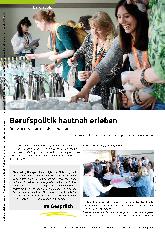 Vorschauseite 1: Berufspolitik hautnah erleben. Auf einen Kaffee mit dem Vorstand ...
