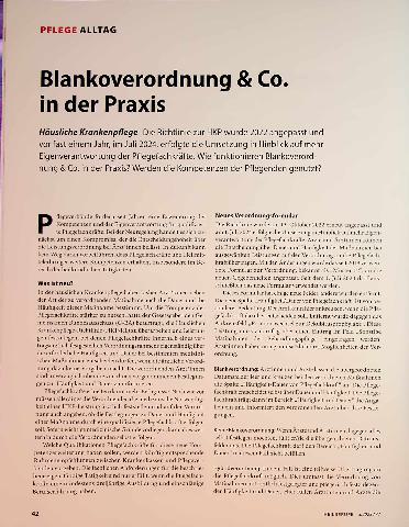 Vorschauseite 1: Blankoverordnung & Co. in der Praxis