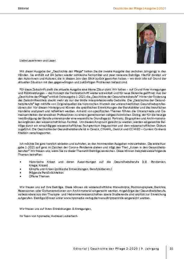 Vorschauseite 3: Gesamtausgabe 2-2020