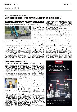 Vorschauseite 1: Bundessozialgericht nimmt Kassen in die Pflicht