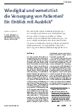 Vorschauseite 1: Wie digital und vernetzt ist die Versorgung von Patienten? Ein Einblick mit Ausblick*