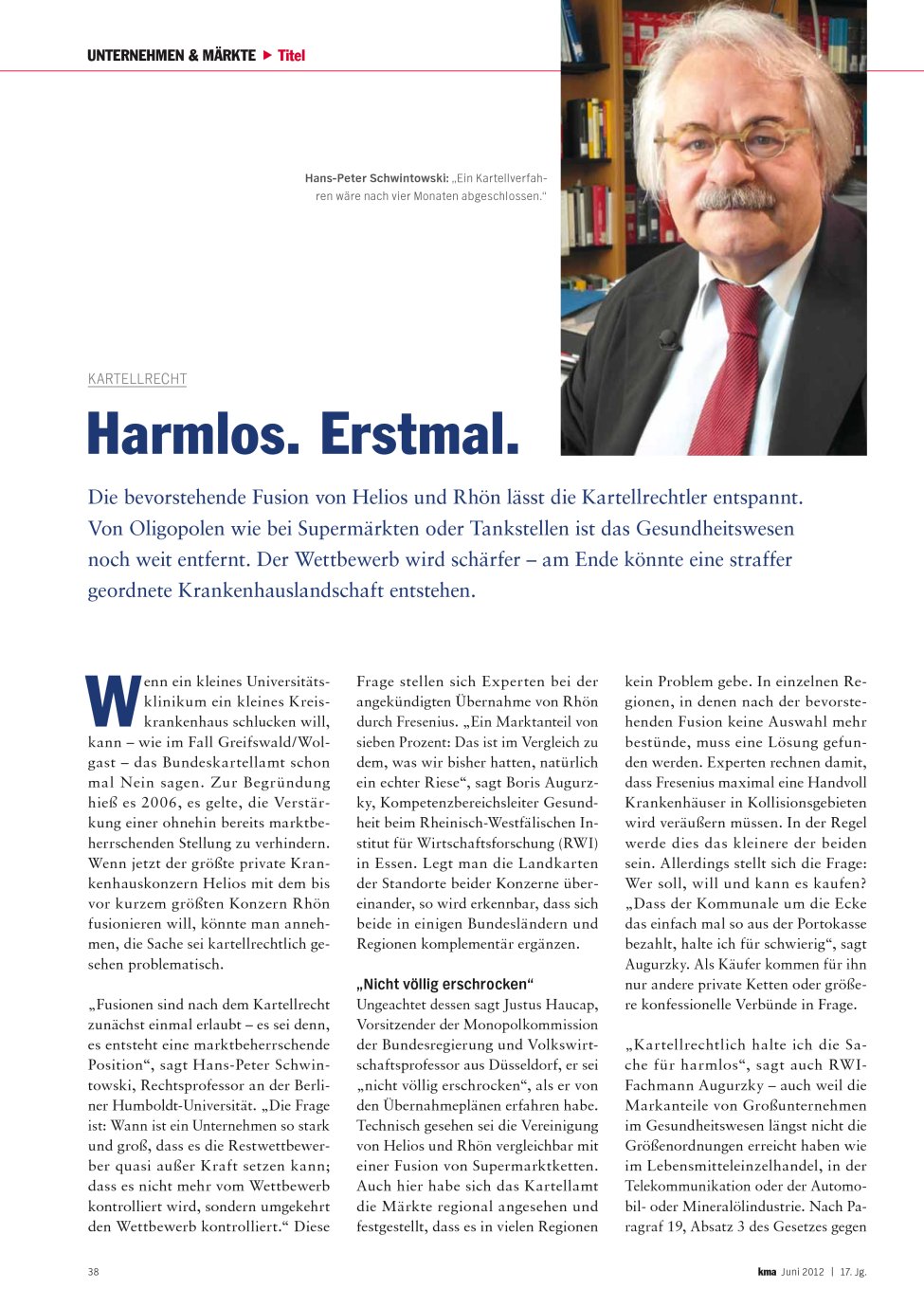 Vorschauseite 1: Harmlos. Erstmal.