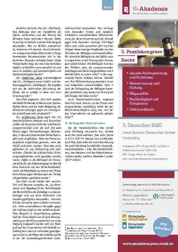 Vorschauseite 4: Probebetrieb und Betreiberverantwortung Teil 2 Persönliche Verantwortung für Inbetriebnahme-Prozesse und Anlagensicherheit