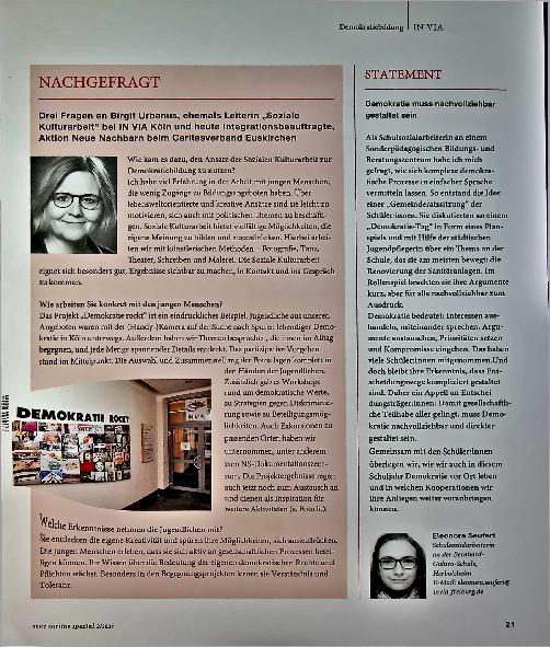 Vorschauseite 2: Lebensweltorientierte Demokratiebildung in der Jugendsozialarbeit
