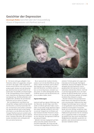 Vorschauseite 1: Gesichter der Depression