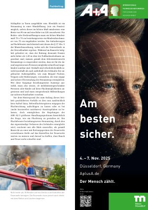Vorschauseite 4: Bauund Arbeitsstättenrecht Fluchtwege: hin und weg