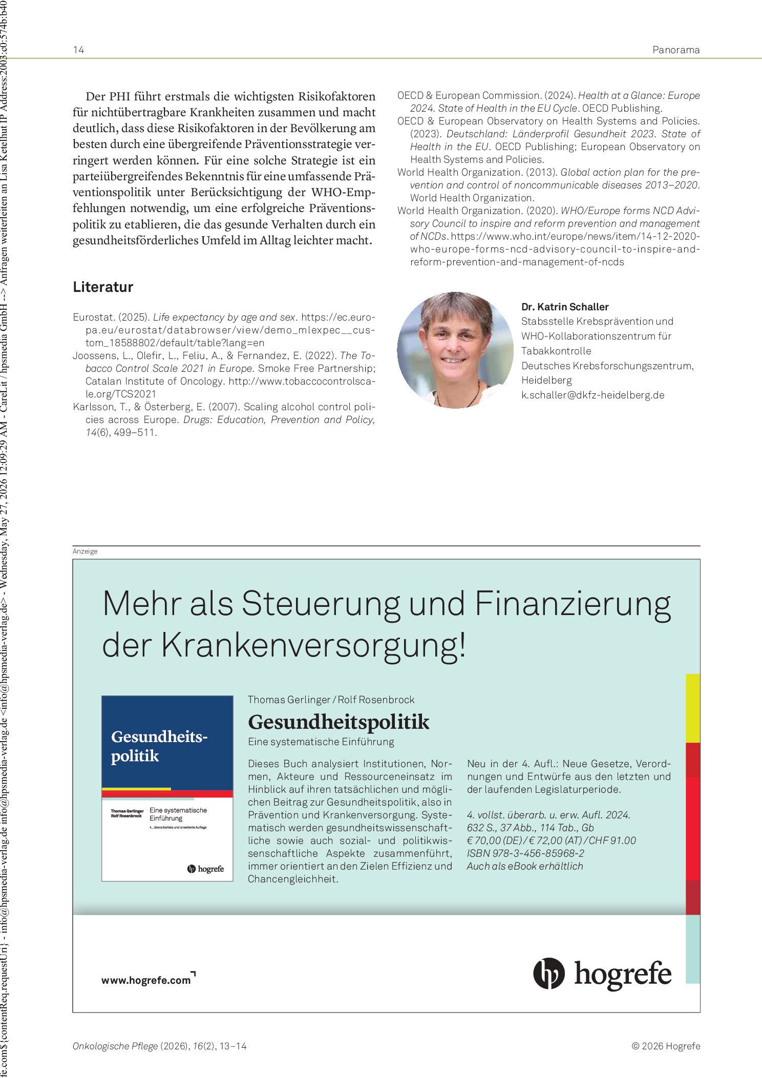 Vorschauseite 2: Der Public Health Index 2025