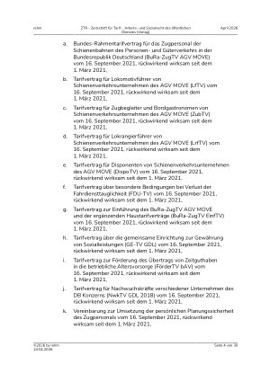 Vorschauseite 4: I. Tarifrecht. Verdrängung von Tarifverträgen nach § 4a Abs. 2 Satz 2 TVG – Unterlassungsanspruch der Gewerkschaft – Bestimmtheit von Unterlassungsanträgen