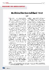Vorschauseite 1: Buchdruck in Deutschland 1945 Teil 2