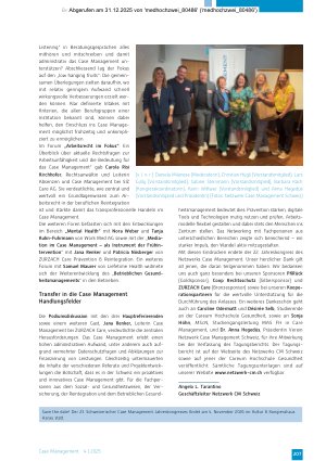 Vorschauseite 2: Neuen Herausforderungen begegnen Tagungsbericht vom 22. Schweizerischen Case Management-Kongress