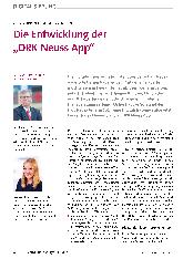 Vorschauseite 1: Die Entwicklung der „DRK Neuss App“
