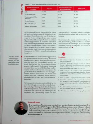 Vorschauseite 3: Vorbeugen statt Heilen Verletzungen effektiv vermeiden