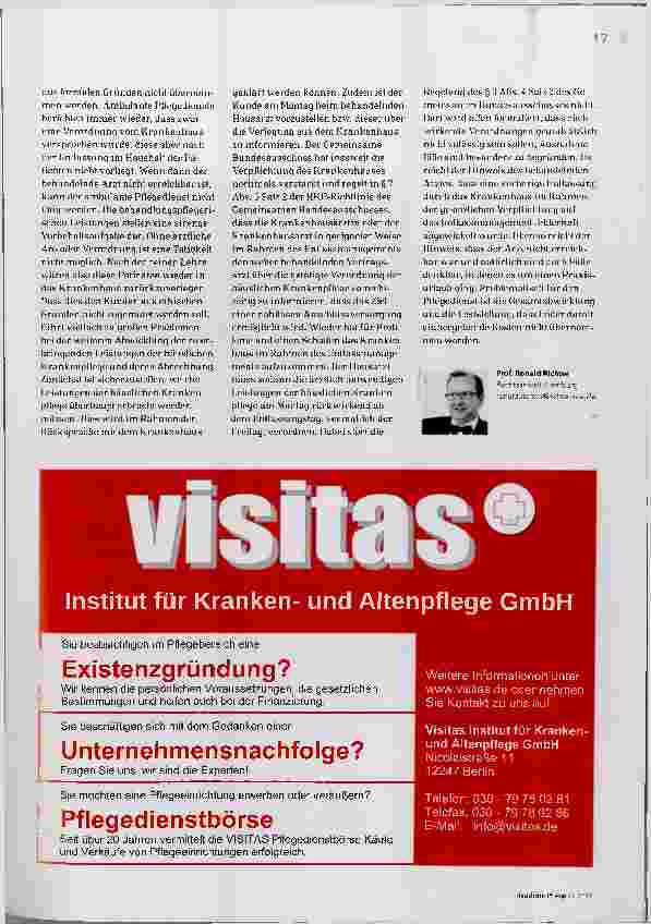 Vorschauseite 2: Verordnung durch das Krankenhaus