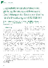 Vorschauseite 1: Jugendhilfe im Strafverfahren: Begleitung, Beratung und Betreuung - Empfehlungen des Deutschen Vereins für die Umsetzung von § 52 SGB VIII