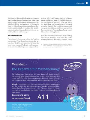Vorschauseite 2: Patientenzentrierte Wundversorgung – der Schlüssel zum Erfolg?