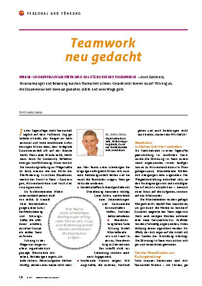 Vorschauseite 1: Teamwork neu gedacht