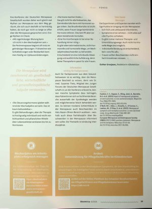 Vorschauseite 2: Menopause und Arbeitsplatz