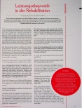 Vorschauseite 2: Leistungsdiagnostik in der Rehabilitation