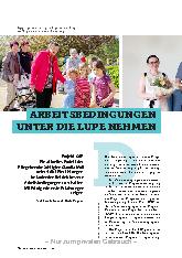Vorschauseite 1: Arbeitsbedingungen unter die Lupe nehmen