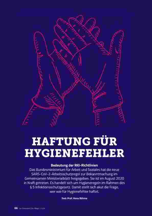 Vorschauseite 1: HAFTUNG FÜR HYGIENEFehler