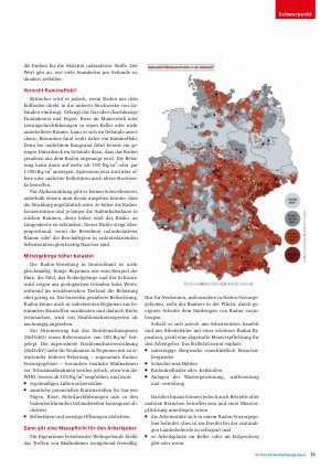 Vorschauseite 2: Radon – natürliche Radioaktivität Unsichtbare Gefahr aus dem Untergrund