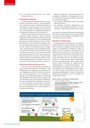 Vorschauseite 3: Radon – natürliche Radioaktivität Unsichtbare Gefahr aus dem Untergrund