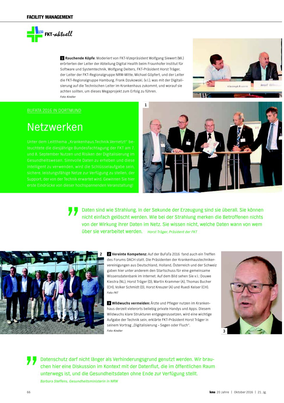 Vorschauseite 1: Bufata 2016 in Dortmund: Netzwerken