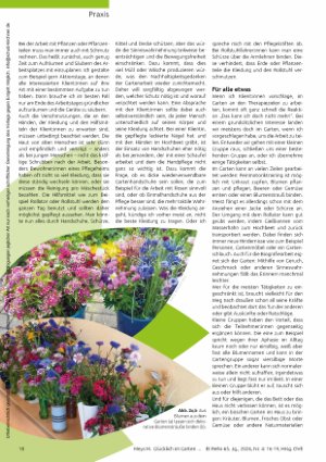 Vorschauseite 3: Mit allen Sinnen erinnern und genießen Glücklich im Garten