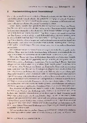 Vorschauseite 3: Theoriebasierte Praxisentwicklung durch praxisbasierte Theorieentwicklung: Methodologische Reflexion der Verknüpfung von Theorie und Praxis anhand eines Beispiels aus dem Bereich…