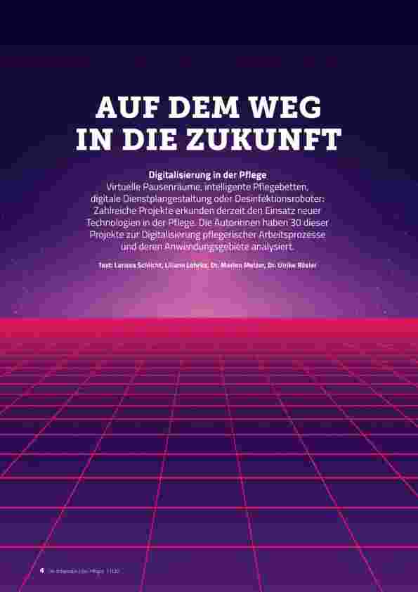 Vorschauseite 1: AUF DEM WEG IN DIE ZUKUNFT