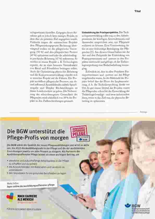 Vorschauseite 4: AUF DEM WEG IN DIE ZUKUNFT
