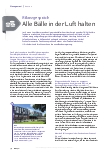 Vorschauseite 1: Alle Bälle in der Luft halten.