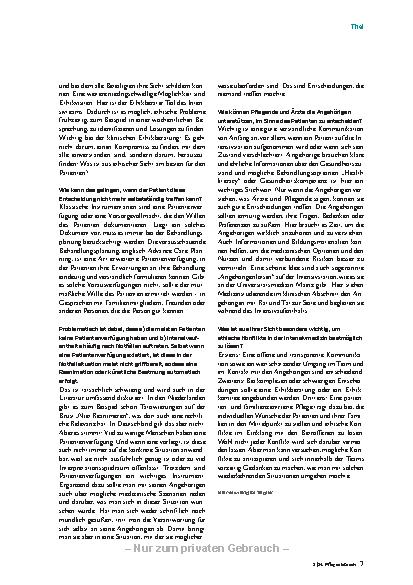 Vorschauseite 4: "Das sind Entscheidungen, die niemand treffen möchte."