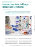 Vorschauseite 1: Gemeinsame Entscheidungsfindung am Lebensende