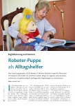 Vorschauseite 1: Digitalisierung und Demenz: Roboter-Puppe als Alltagshelfer