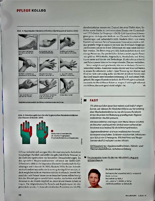 Vorschauseite 3: Hygiene in der Geburtshilfe