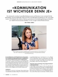 Vorschauseite 1: " Kommunikation ist wichtiger denn je "
