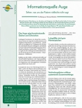 Vorschauseite 1: Informationsquelle Auge sehen, was uns der Patient vielleicht nicht sagt.