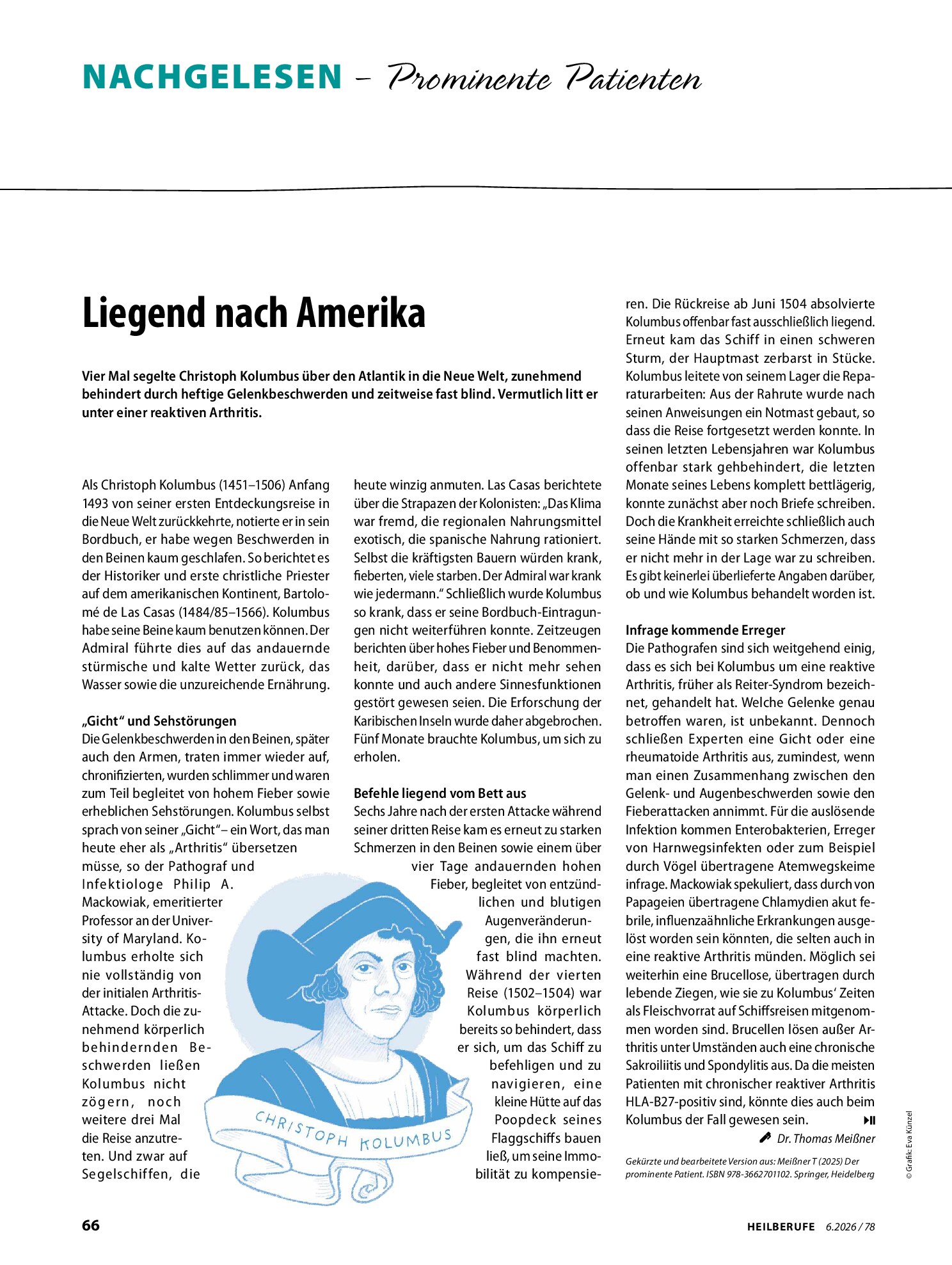 Vorschauseite 1: Liegend nach Amerika