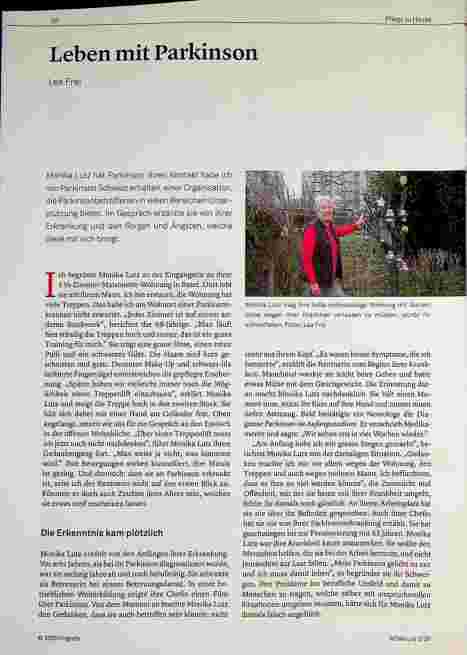 Vorschauseite 1: Leben mit Parkinson
