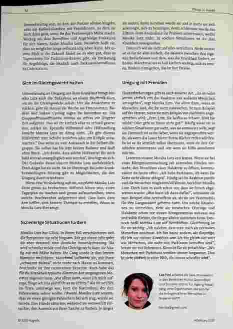 Vorschauseite 3: Leben mit Parkinson
