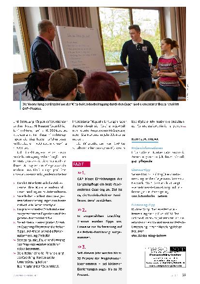 Vorschauseite 4: Frischer Wind im GAP-Projekt