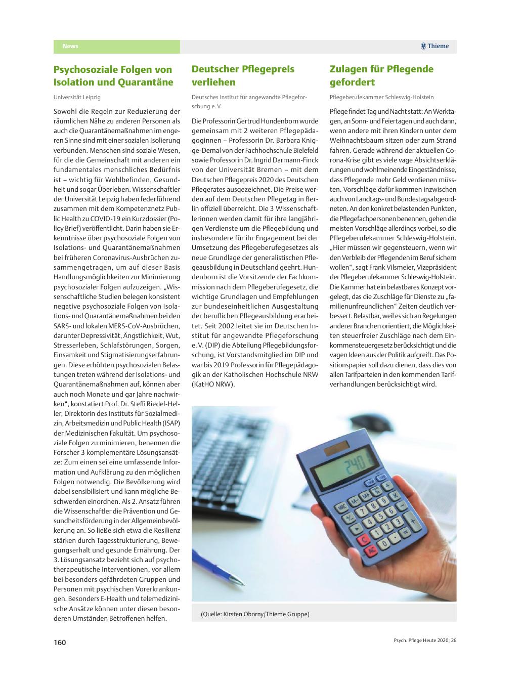 Vorschauseite 1: News