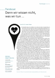 Vorschauseite 2: Denn wir wissen nicht, was wir tun ...