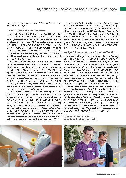 Vorschauseite 2: Pflegen statt tippen